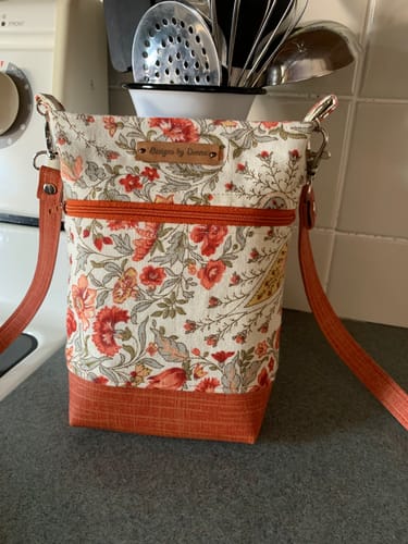 Customer photo review of Wanderlust Phone Bag Pattern