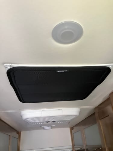 Customer photo review of Clearance Roof Vent Fan Insulated Cover