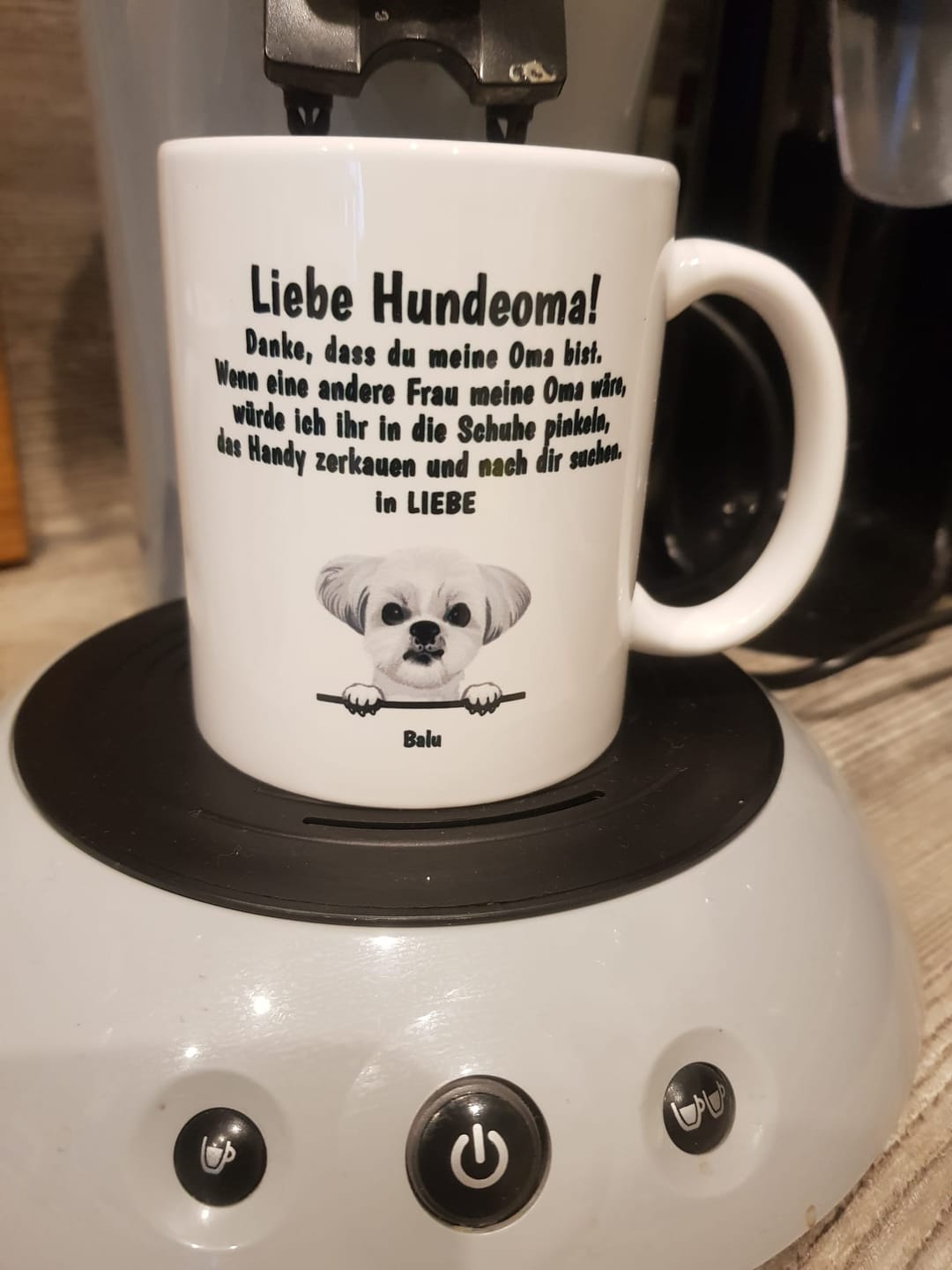 Customer photo review of Liebe Hundemama - Individuelle Tasse