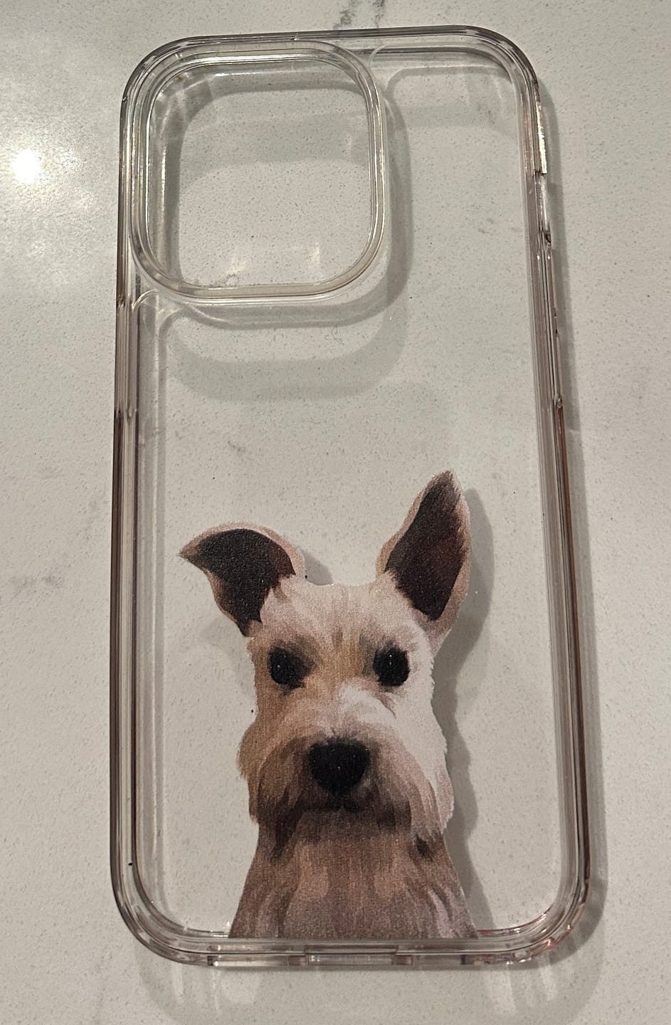 Customer photo review of Custom Pet Portrait Phone Cases