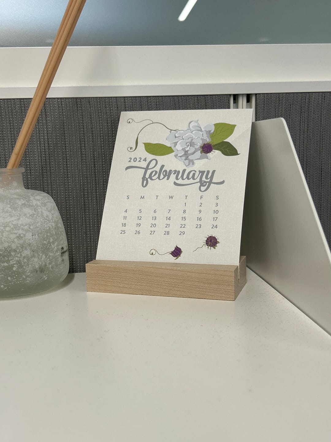 Customer photo review of 2024 Desk Calendar