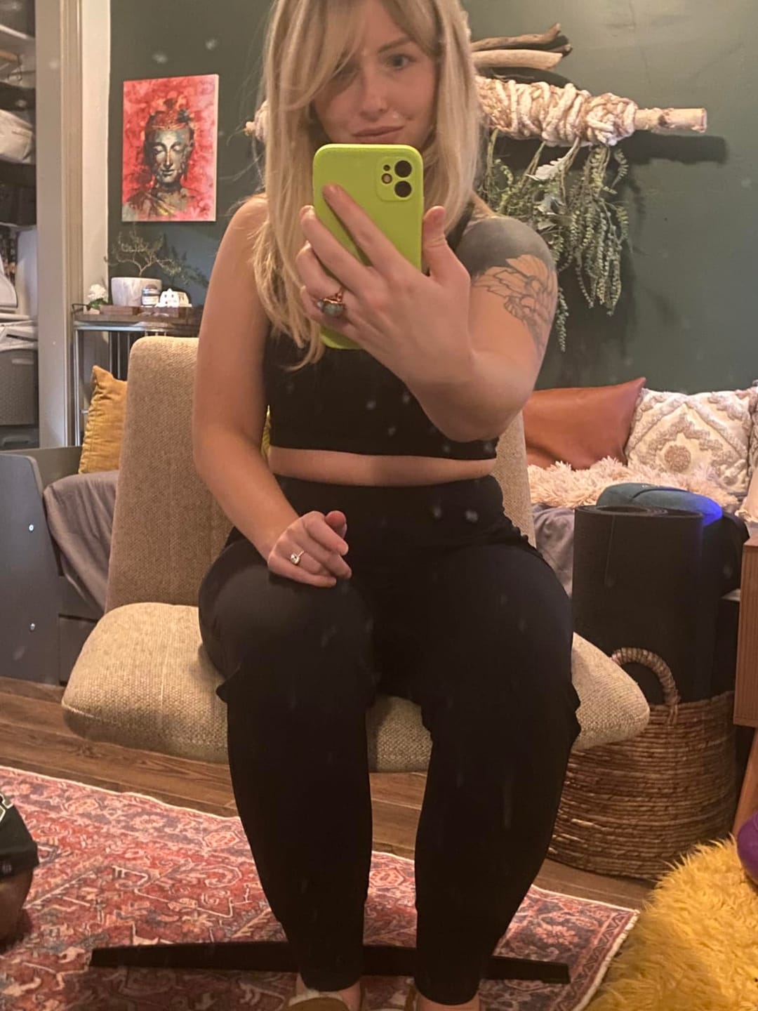 Customer photo review of Virgin Hair Mono Topper Blonde Highlights Human Hair Piece Toupee #16/22