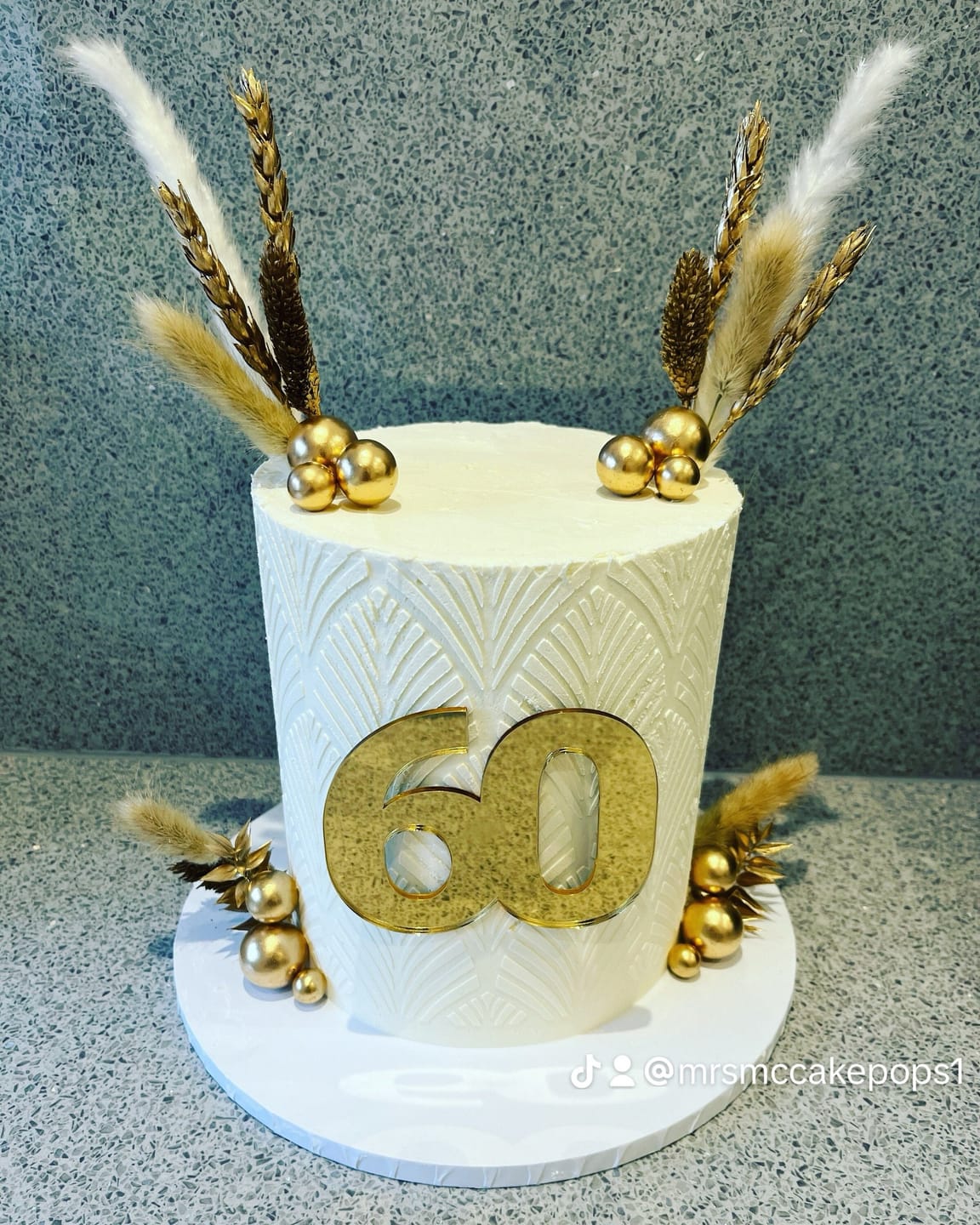 Customer photo review of Double Digit Joined Number Acrylic Cake Charm