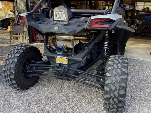 Customer photo review of RPM SxS X3 Slip On Exhaust Sport Muffler Can Am Maverick X3 Turbo R & RR 2017-2024
