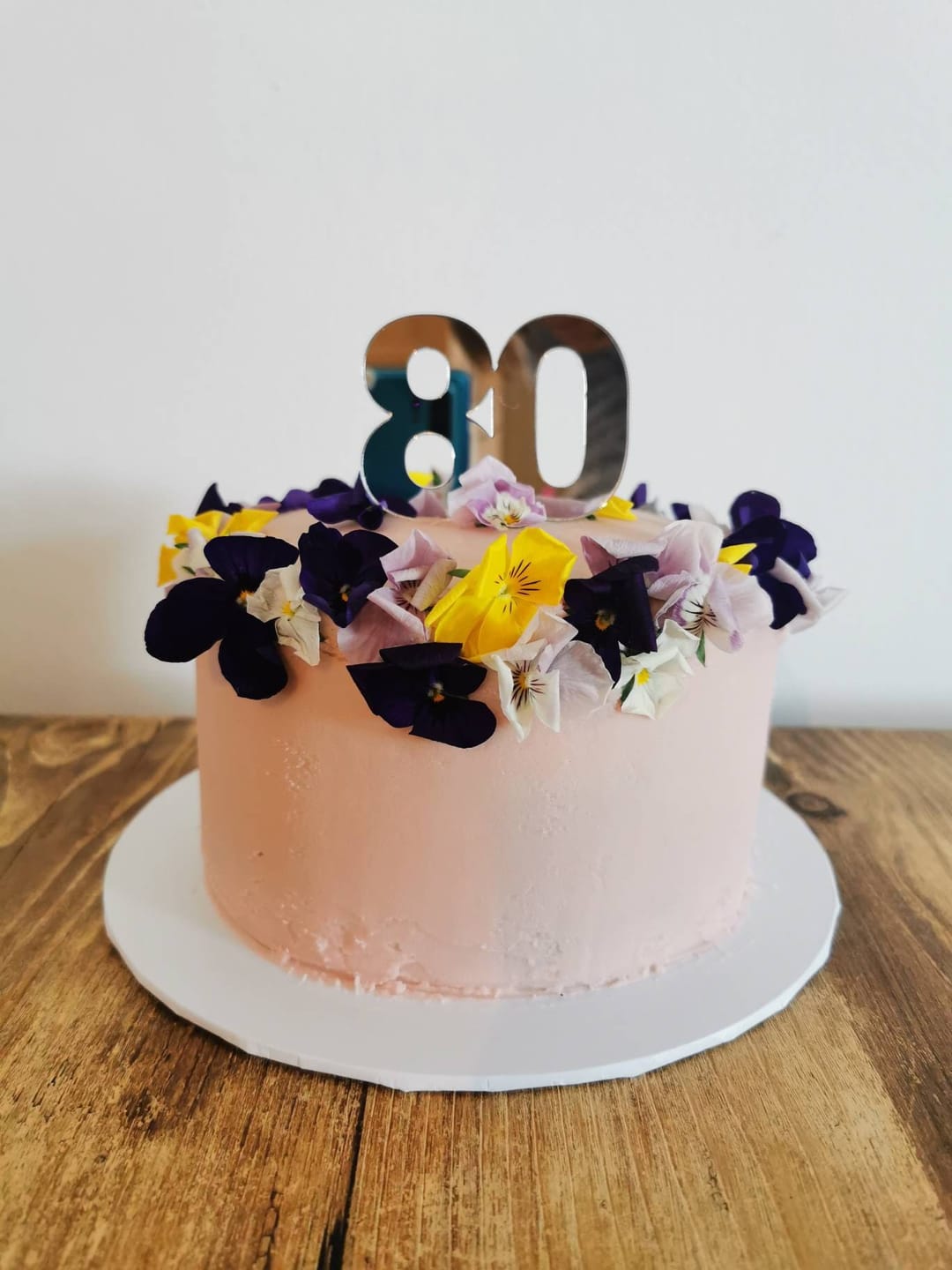 Customer photo review of Double Digit Joined Number Acrylic Cake Charm