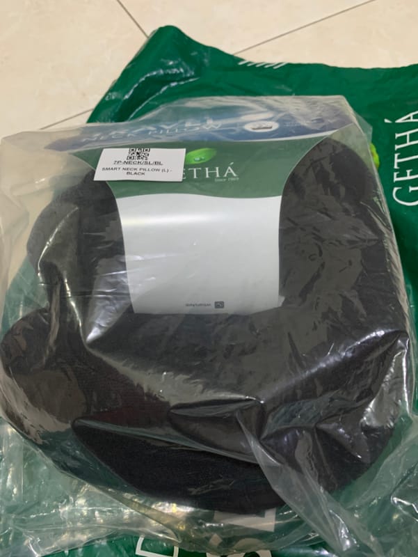 Customer photo review of Smart Neck Latex Pillow - Large