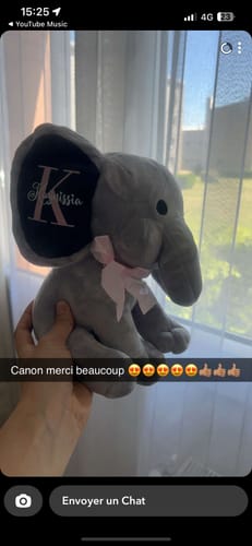 Customer photo review of Bébé - Éléphant câlin