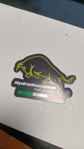 Customer photo review of Sticker Vinile Trasparenti