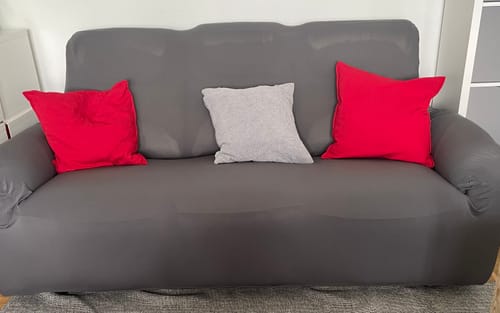 Customer photo review of Grau - Sofabezüge für klassische und Ecksofas - Das Haus der Überzüge