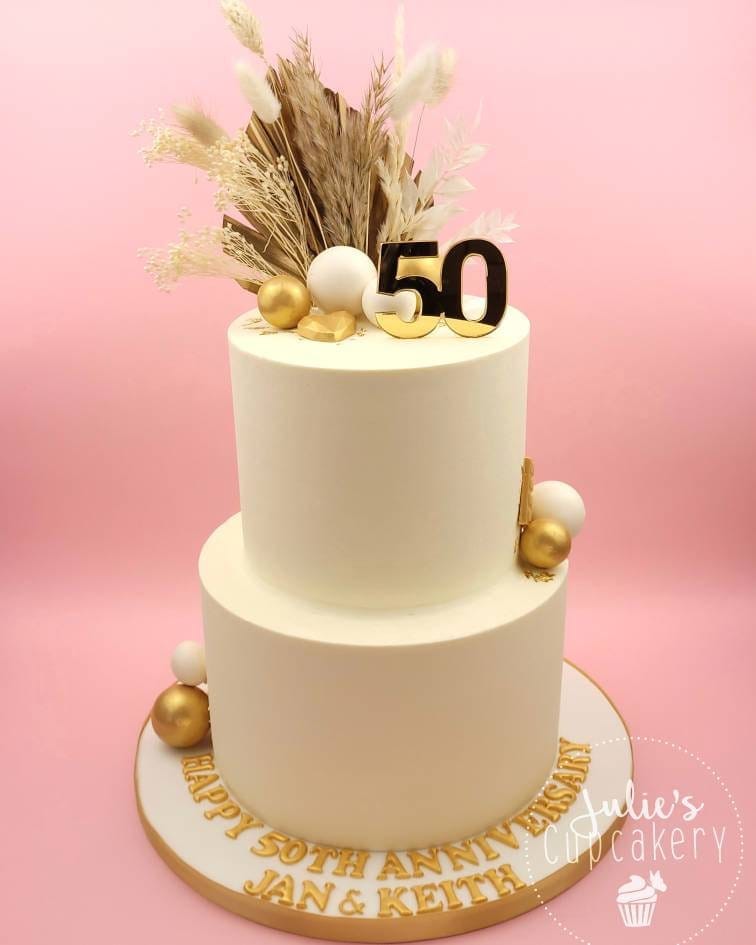 Customer photo review of Double Digit Joined Number Acrylic Cake Charm