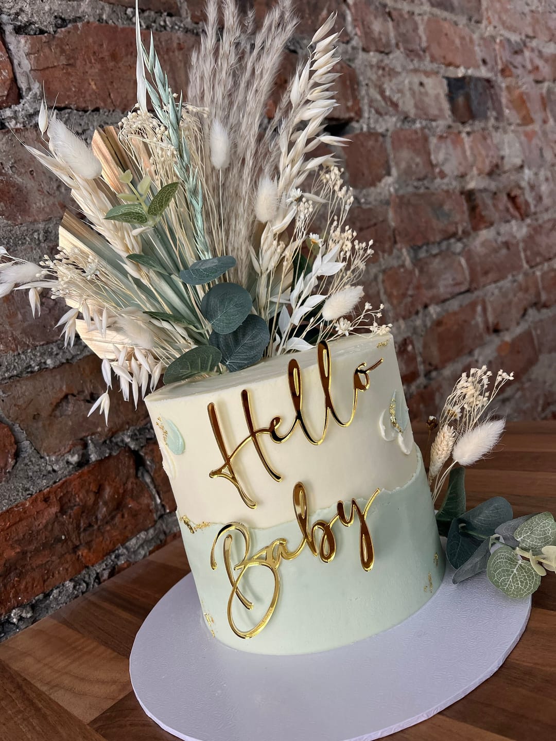 Customer photo review of Acrylic Name Cake Charm