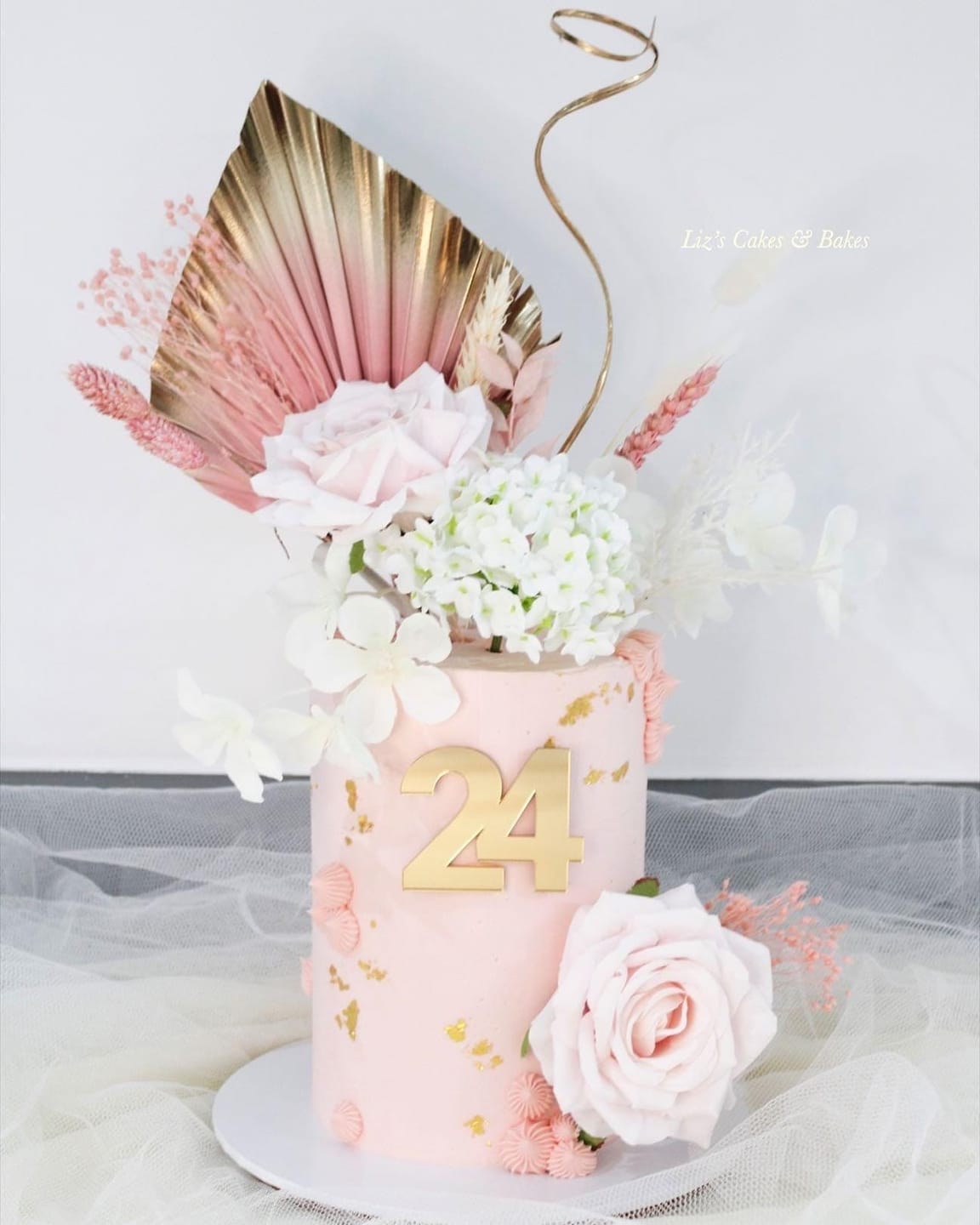 Customer photo review of Double Digit Joined Number Acrylic Cake Charm