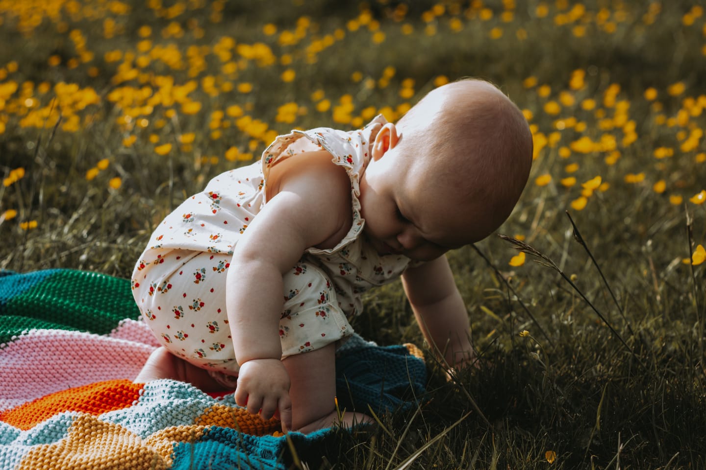 Customer photo review of Spring Flowers Frill Summer Romper
