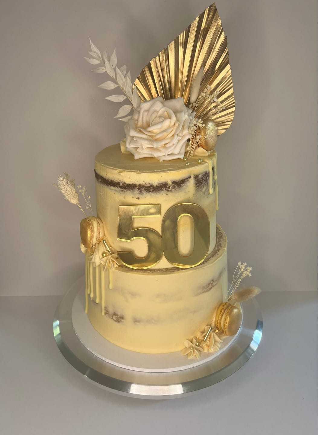 Customer photo review of Double Digit Joined Number Acrylic Cake Charm