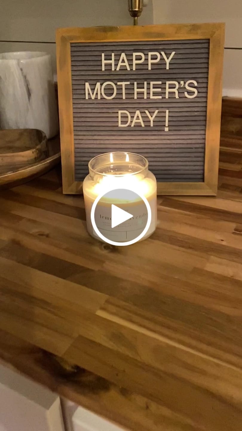 Customer video review of Lemon + Lavender 22 oz Glass Candle