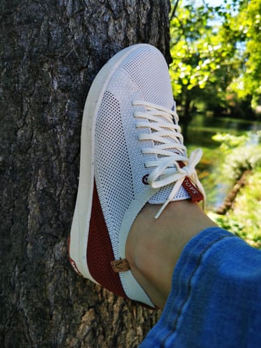 Customer photo review of Cannon Knit W 2.0 White / Burgundy