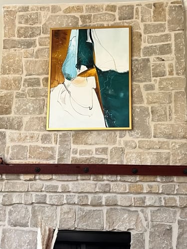 Customer photo review of Modern Abstract Painting #ABAV58