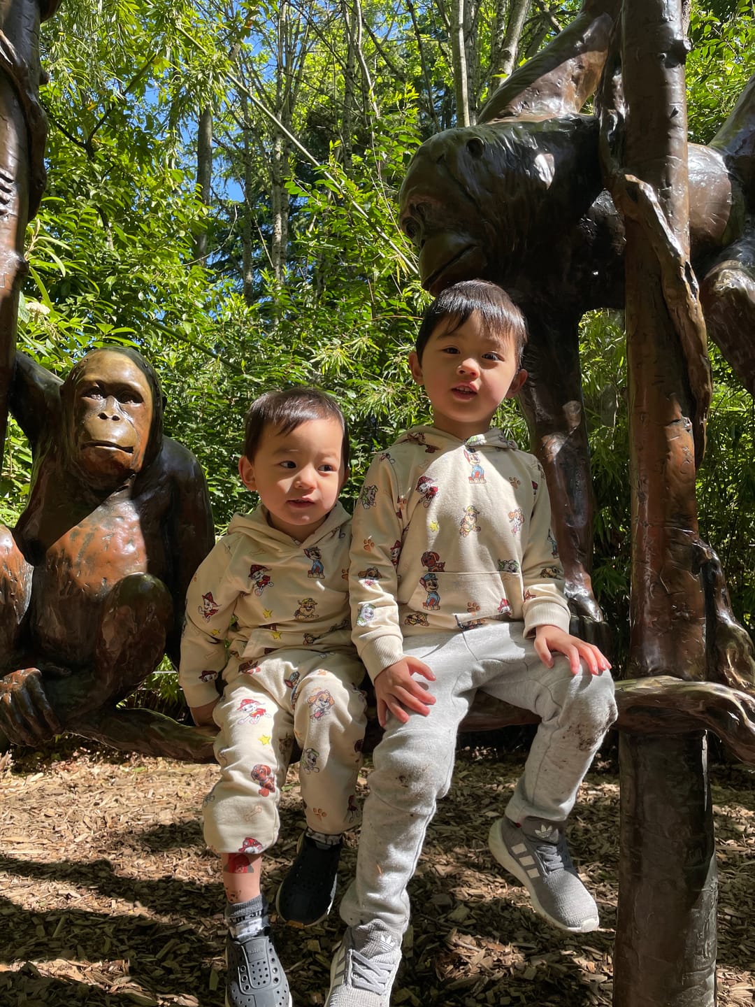 Customer photo review of Bunny Workshop French Terry Kids Daywear Jogger Set