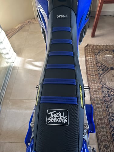 Customer photo review of Custom Seat Cover: 10-'13 YZ250F