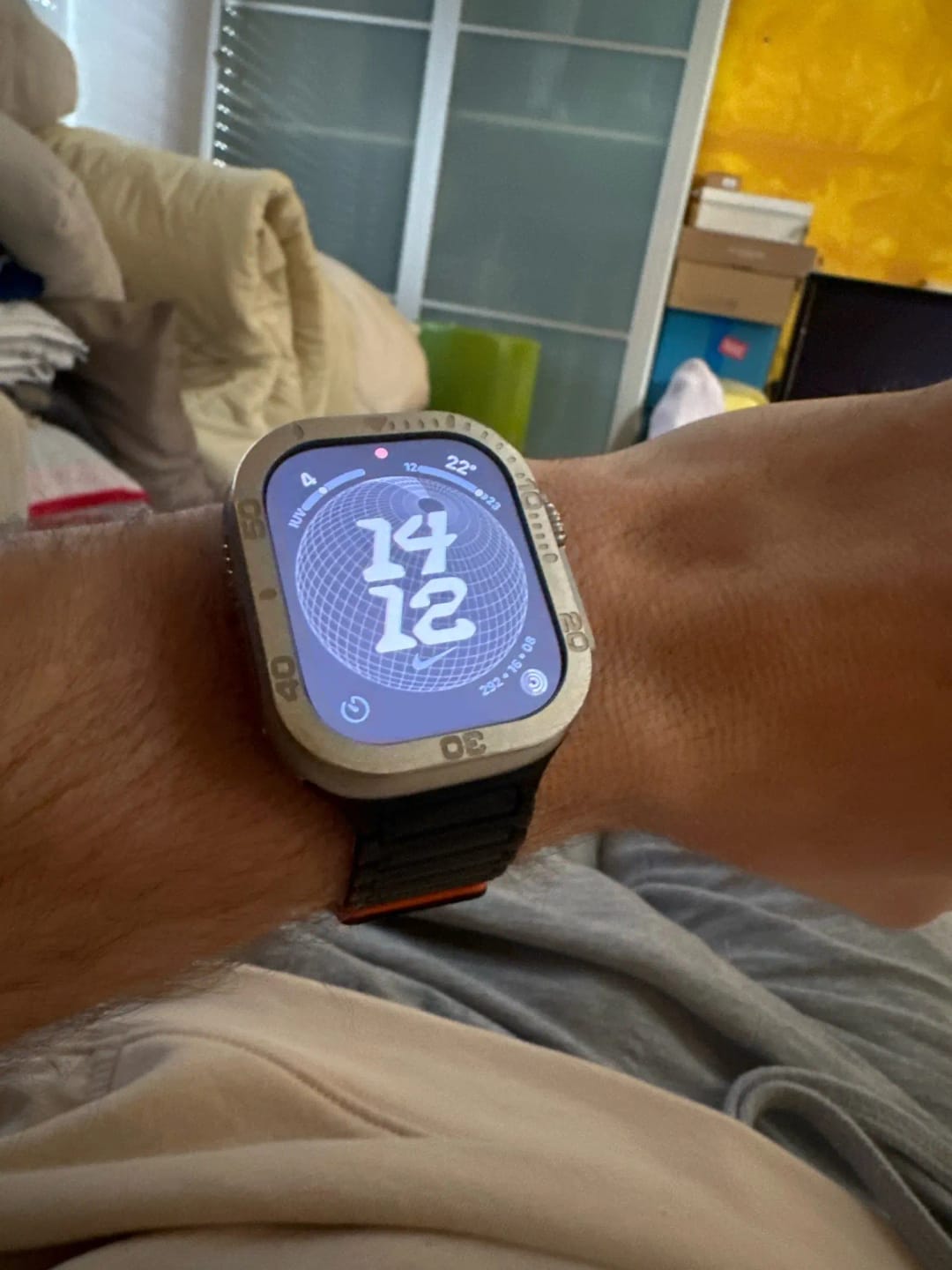 Customer photo review of Silicone Magnetic Link Strap for Apple Watch