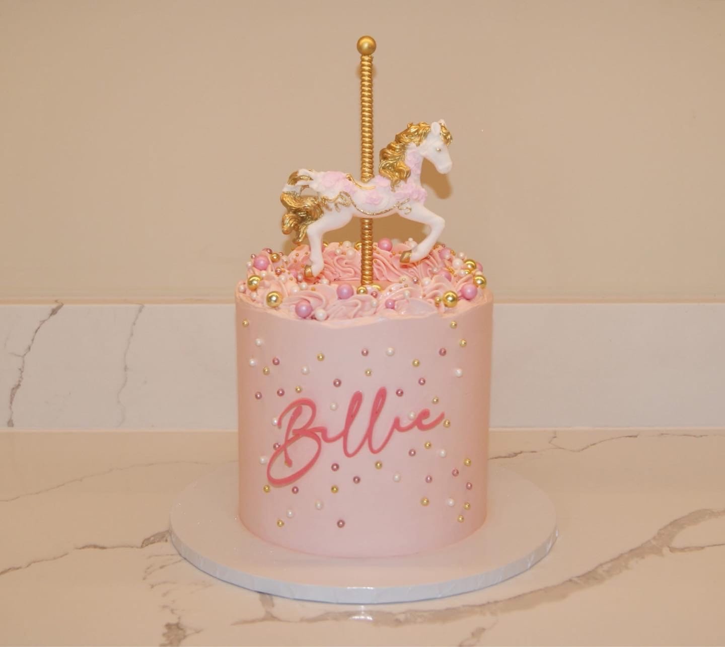 Customer photo review of Acrylic Name Cake Charm