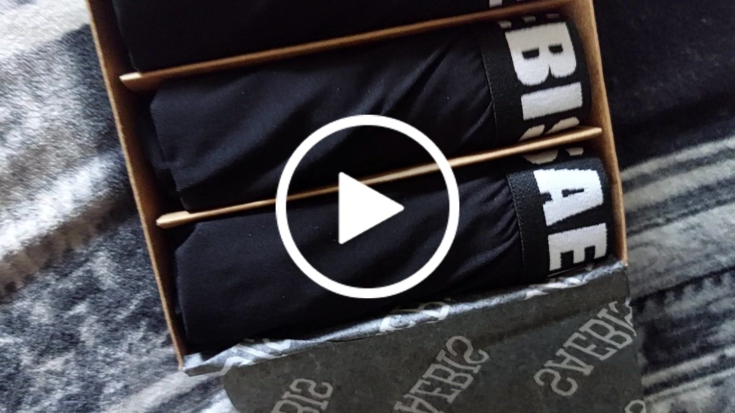 Customer video review of Herren Boxershorts aus Baumwolle schwarz by SAEBIS®