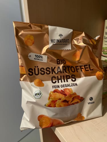 Customer photo review of Bio Süßkartoffel Chips