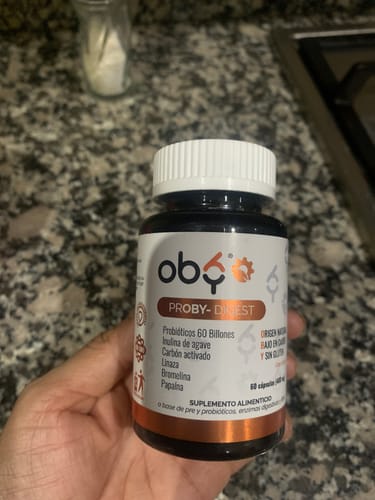 Customer photo review of Proby Digest | 60 billones Probioticos y Prebioticos inulina Agave, Enzimas digestivas, Fibra, Carbon Cascara Coco