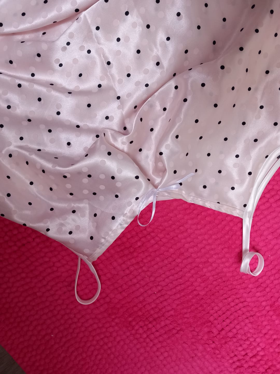 Customer photo review of Plain Satin Bias Binding Tape - 5 metres