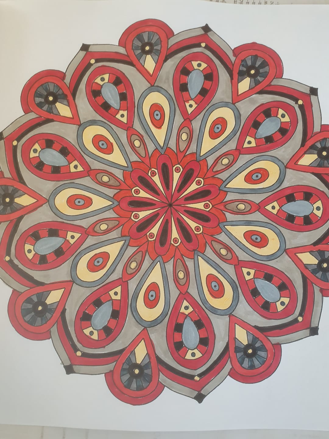 Customer photo review of Ohuhu Dual Tips Water-Based Art Markers