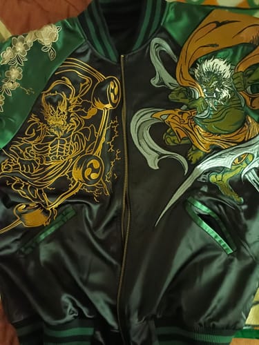 Customer photo review of Raijin & Fujin Sukajan Souvenir Jacket