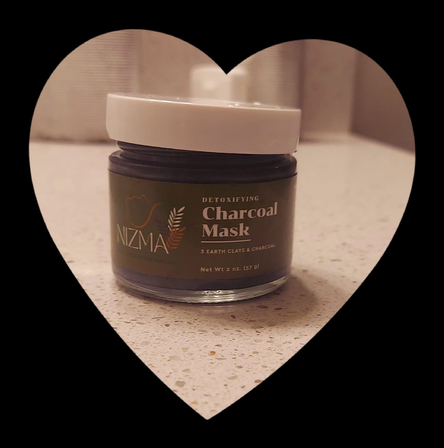 Customer photo review of Detoxifying Charcoal Mask
