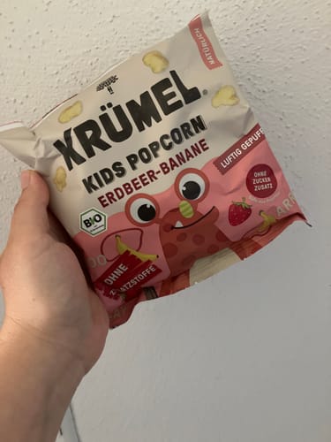 Customer photo review of Bio Kids Popcorn Erdbeere & Banane - MHD: 08.05.24