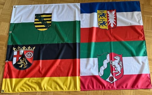 Customer photo review of Fahne inkl. Druck