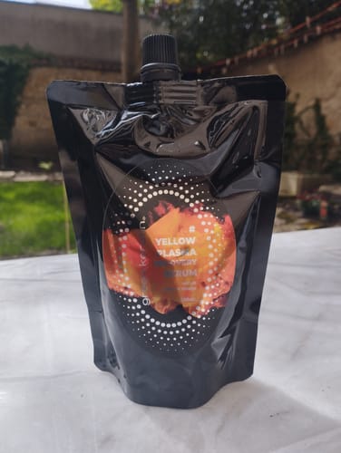 Customer photo review of YELLOW PLASMA – Sérum Réparateur pour le visage #FF