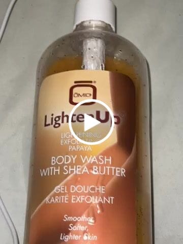 Customer video review of LightenUp PLUS Lightening Exfoliating Papaya Body Wash with Shea Butter 1000ml