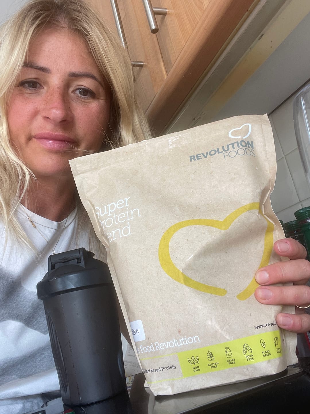 Customer photo review of Superblend Protein Powder