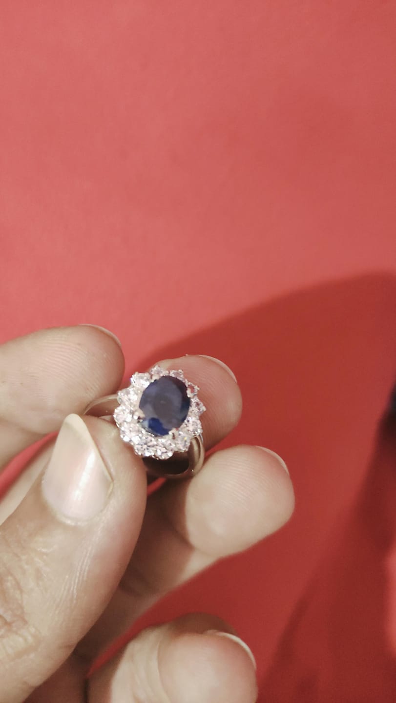 Customer photo review of SAPPHIRE HEAVEN RING