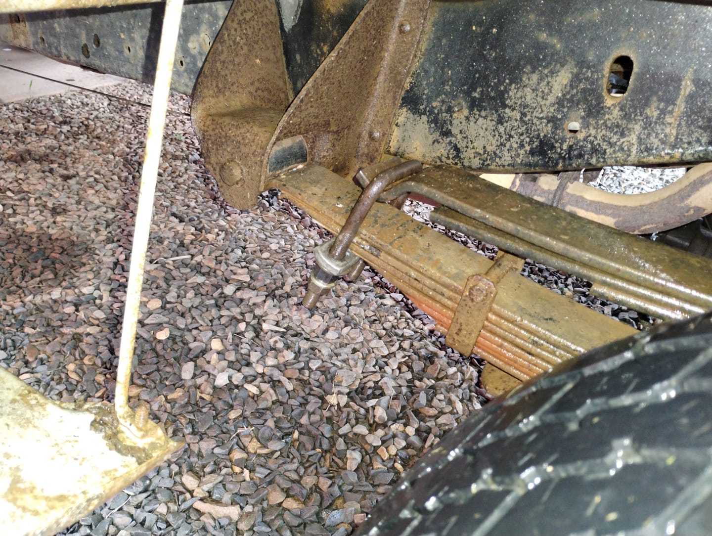 Customer photo review of 9/16 Inch Diameter U-Bolts - Square