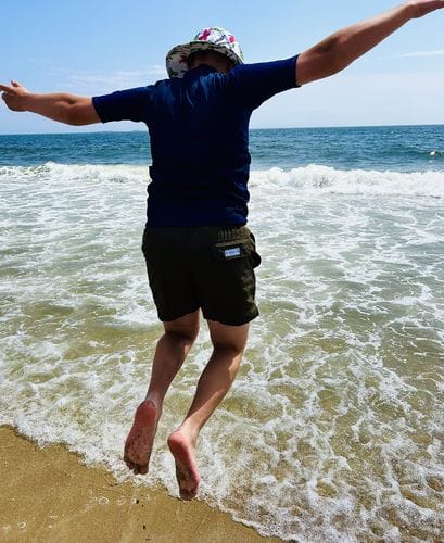 Customer photo review of 140 Frooty Swim Shorts