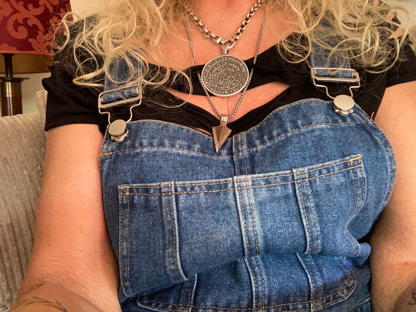 Customer photo review of ARROW. - NECKLACE