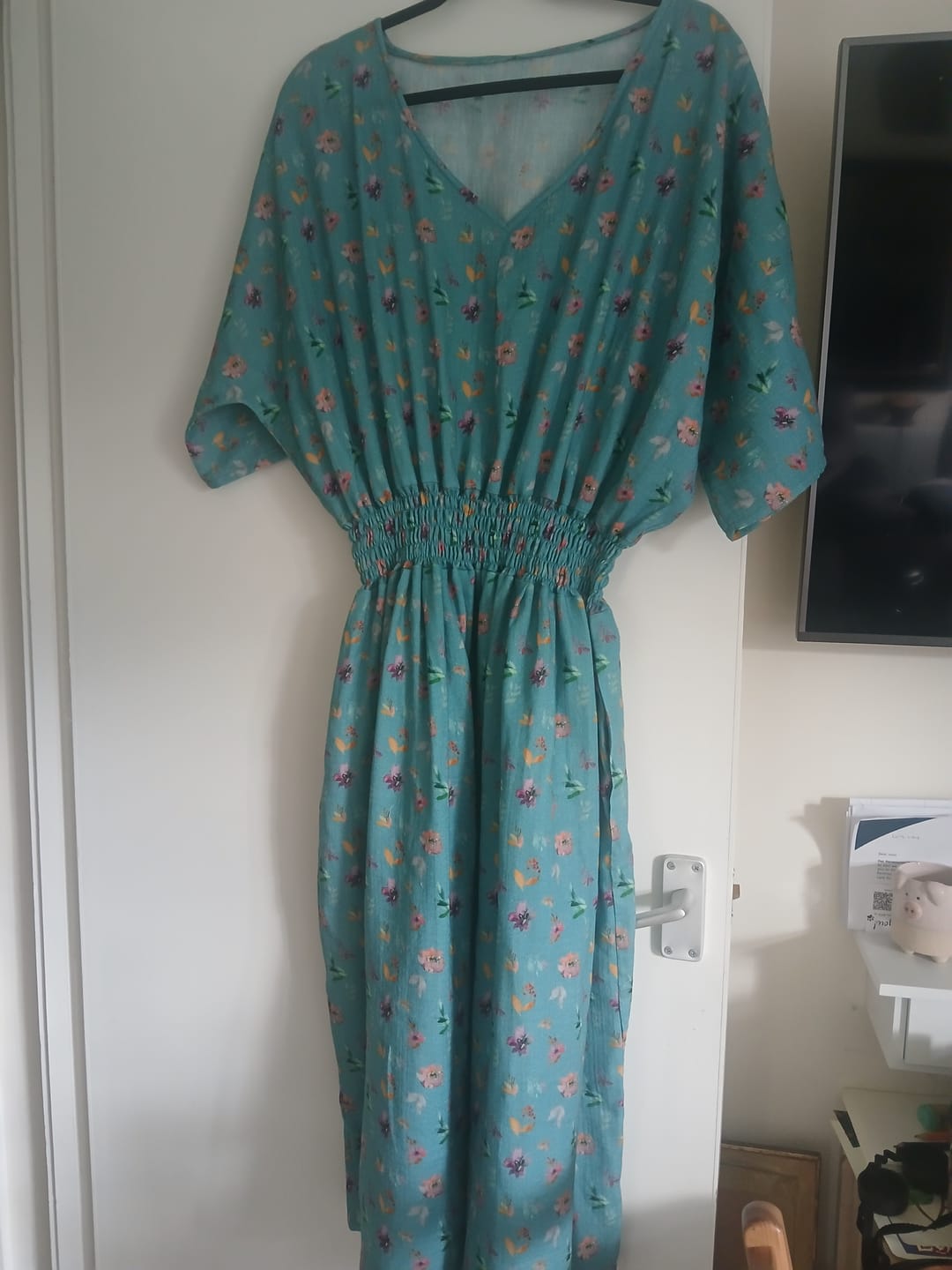 Customer photo review of Spring Floral Garden Double Gauze Fabric