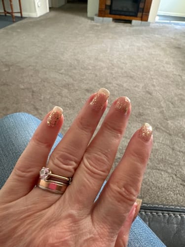 Customer photo review of Rocket Nail Fuel Nail Repair - Purple