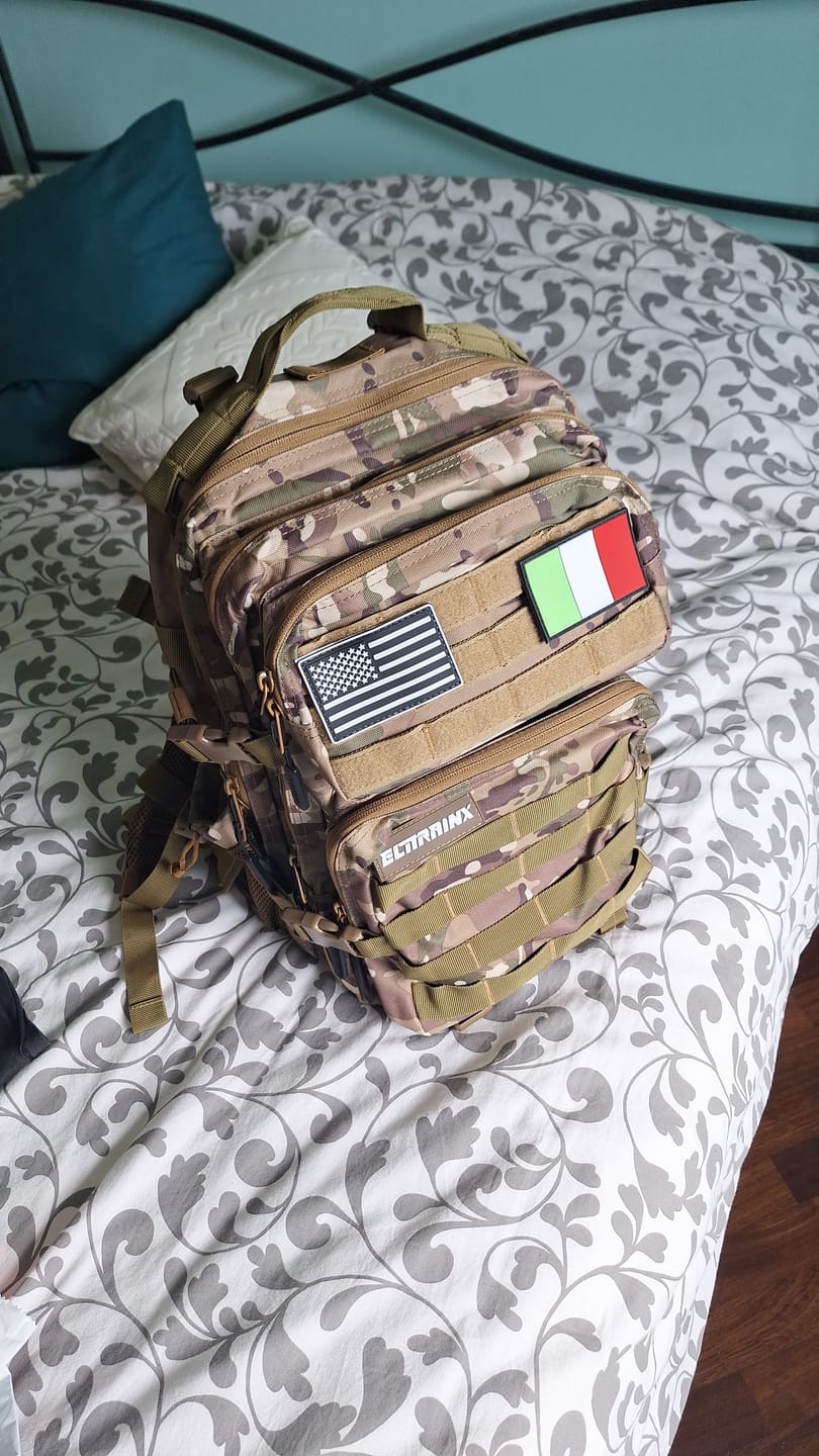Customer photo review of Parche Banderas Paises Mundo