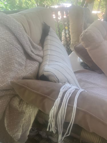 Customer photo review of Buhur Kırlent Kılıfı Ekru