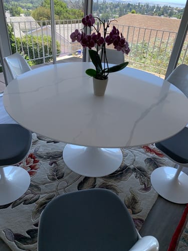 Customer photo review of Tulip Table – Round