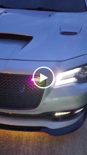 Customer video review of 300 LED Emblem Badge: (Multicolor)