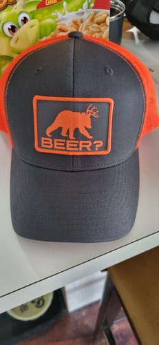 Customer photo review of Beer Woven Patch Hat