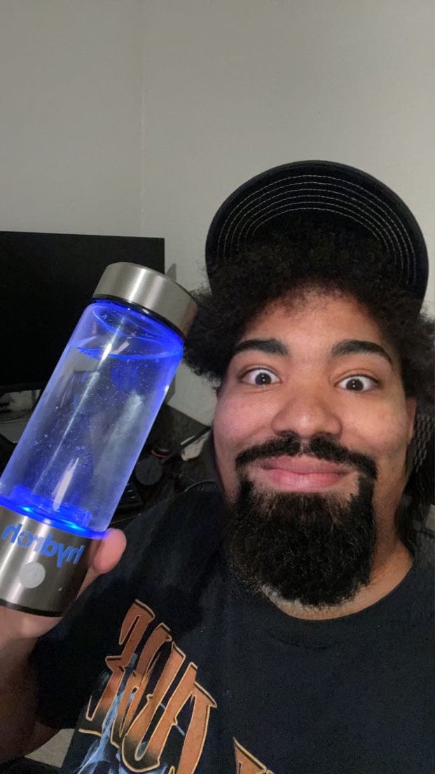 Customer photo review of Hydrogen Water Bottle