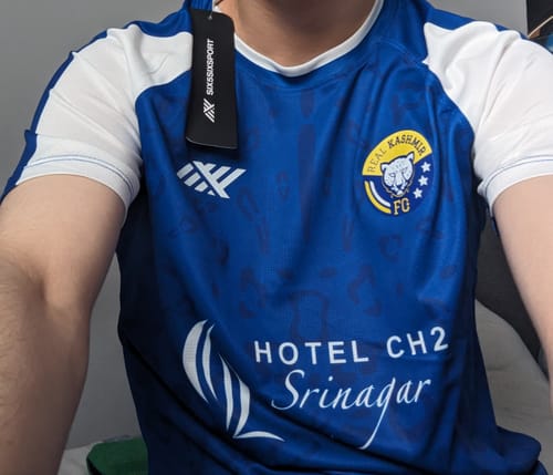 Customer photo review of Mens Mystery Football Shirt